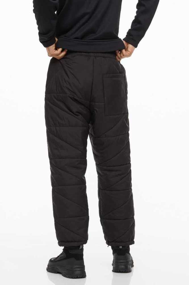 Ropa Deportiva H&M Puffer PantsBelt Hombre Negros | 317984GVM