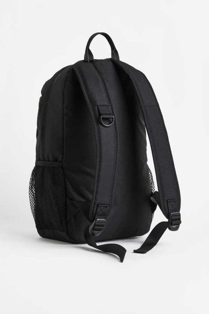 Ropa Deportiva H&M Sports Backpack Niños Negros | 075931VDL