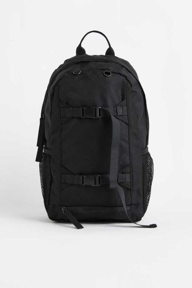 Ropa Deportiva H&M Sports Backpack Niños Negros | 075931VDL