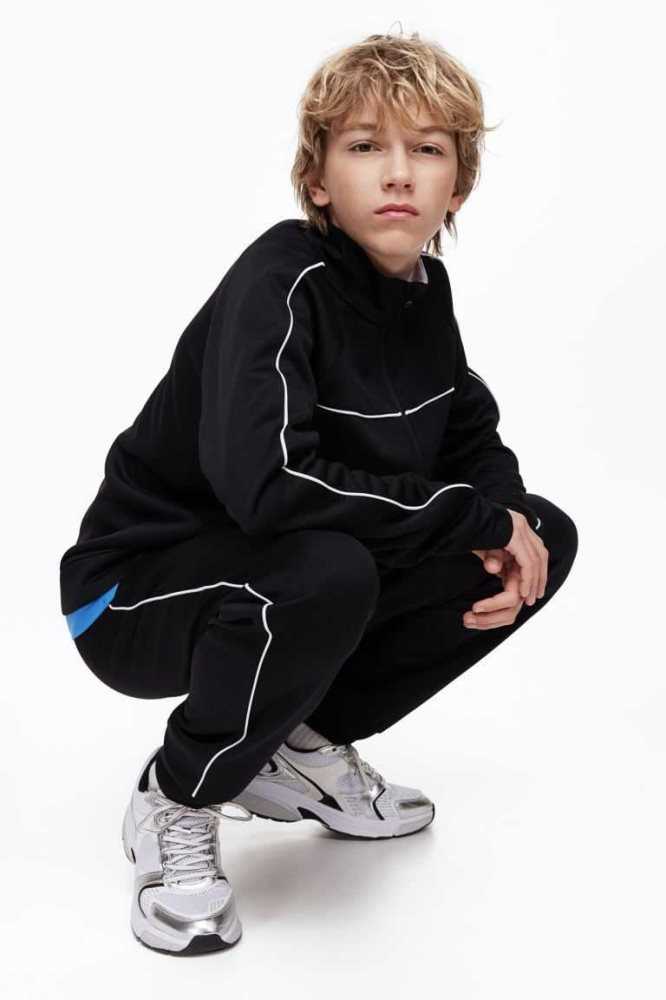 Ropa Deportiva H&M Tracksuit Niños Negros | 136295SJB