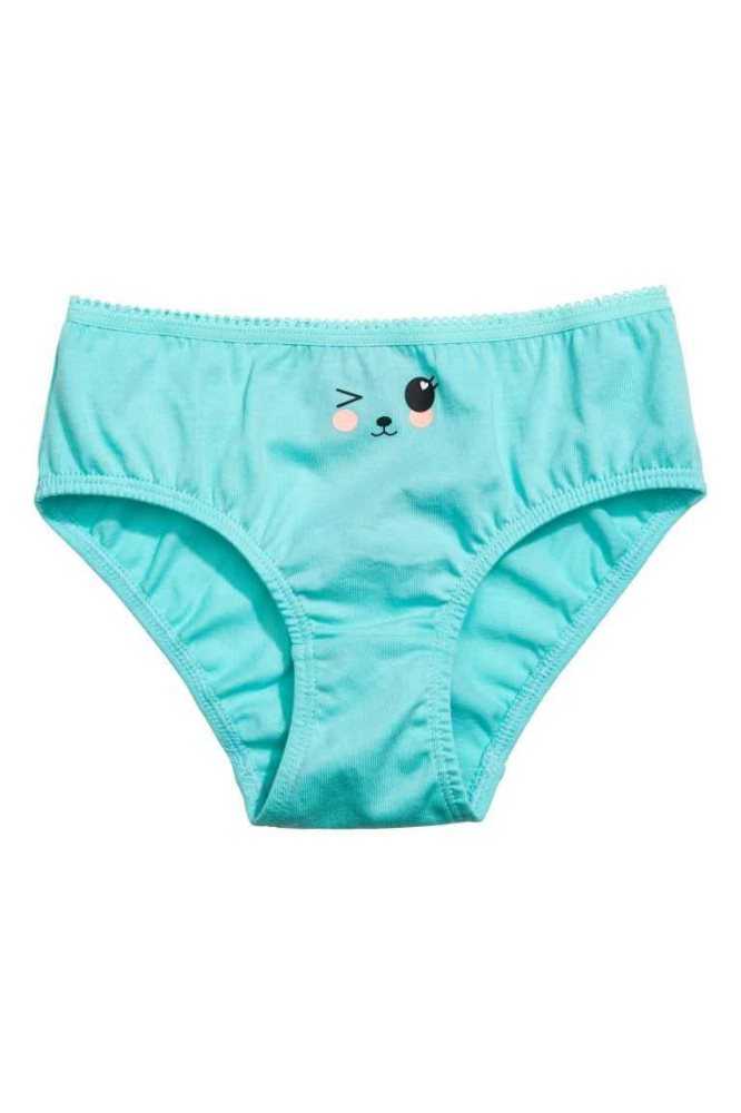 Ropa Interior H&M 7-pack Algodon Briefs Niños Amarillos Claro | 372948YHN