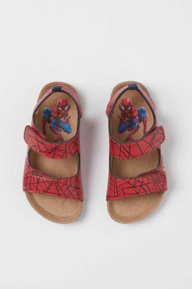 Sandalias H&M Estampados-detail Niños Azules Oscuro | 058174JOF