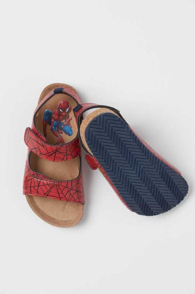 Sandalias H&M Estampados-detail Niños Azules Oscuro | 058174JOF