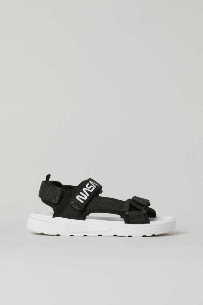 Sandalias H&M Mesh Niños Negros | 719538HBS