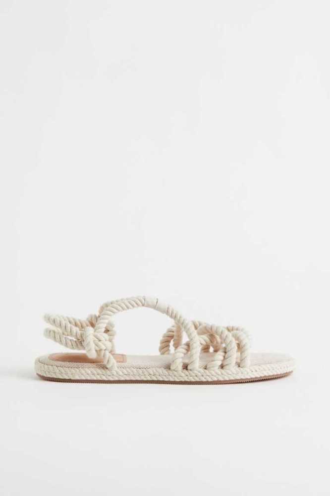 Sandalias H&M Mujer Beige | 916750JVP