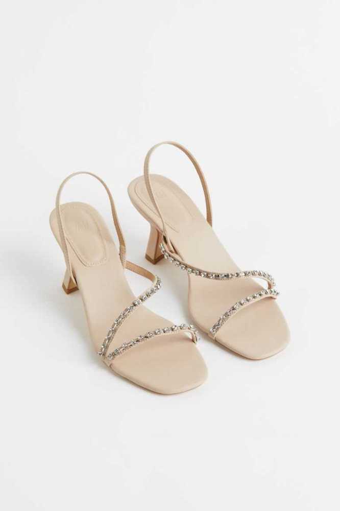 Sandalias H&M Mujer Beige Claro | 092486XRF