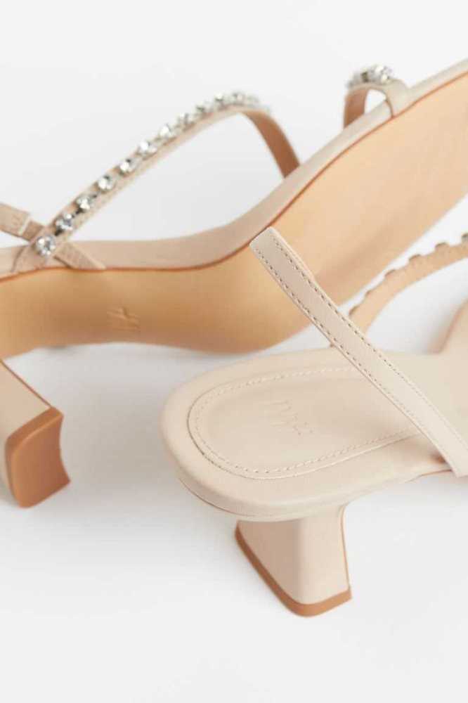 Sandalias H&M Mujer Beige Claro | 092486XRF