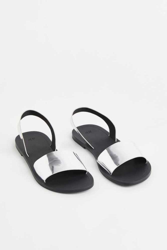 Sandalias H&M Mujer Blancos | 481275TNW