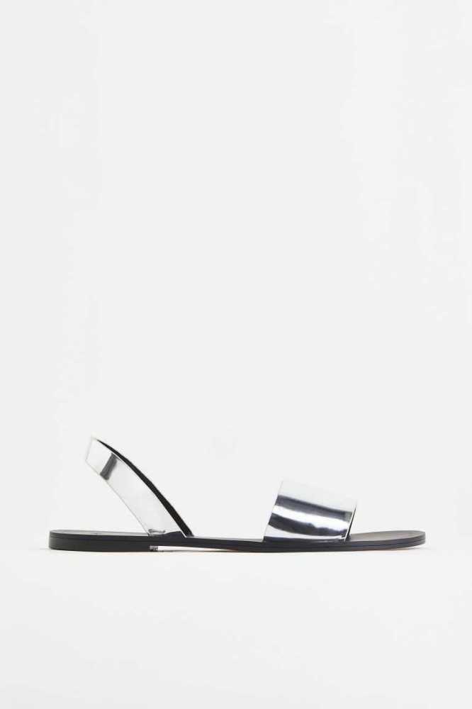 Sandalias H&M Mujer Blancos | 481275TNW