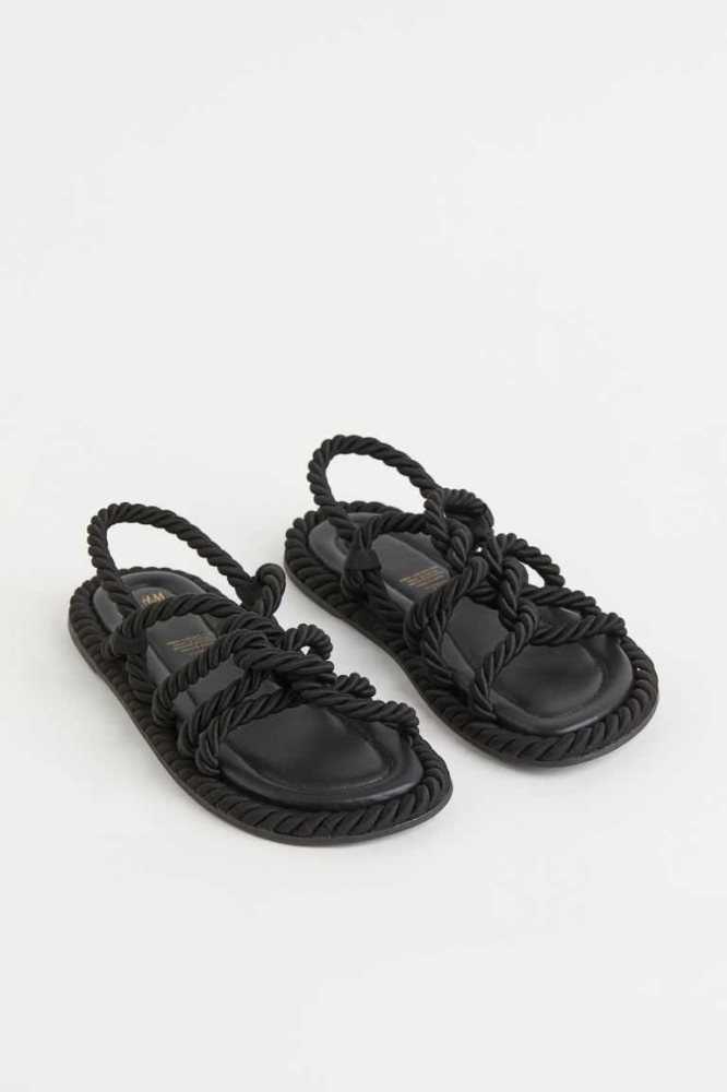 Sandalias H&M Mujer Negros | 893402GTW