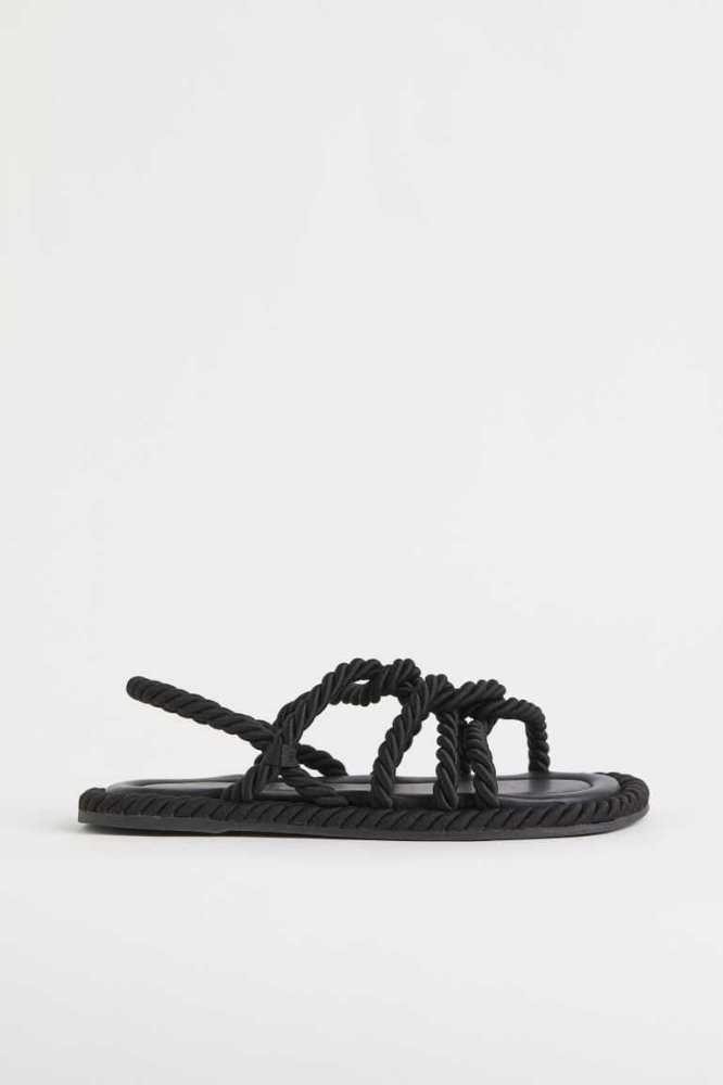 Sandalias H&M Mujer Negros | 893402GTW