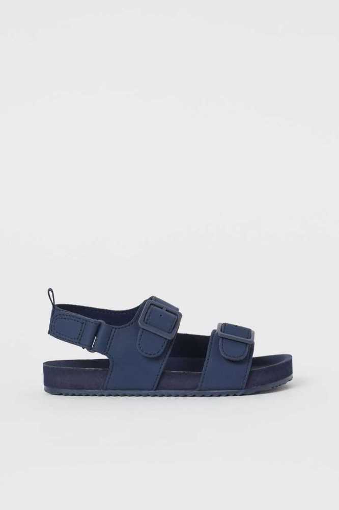 Sandalias H&M Niños Azules | 765392KQR