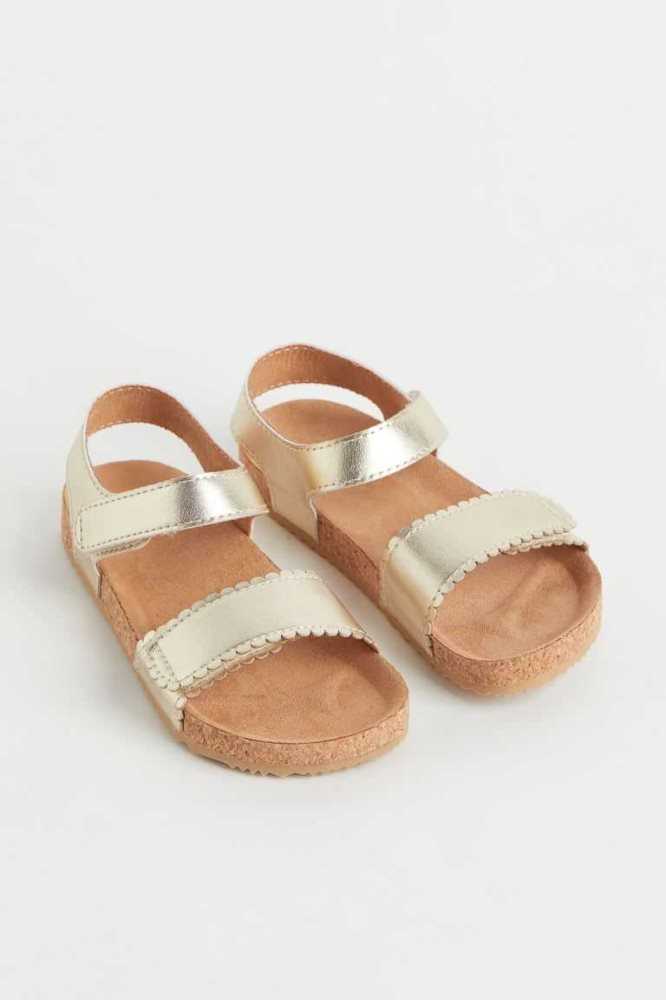 Sandalias H&M Niños Beige Blancos | 781530ITQ