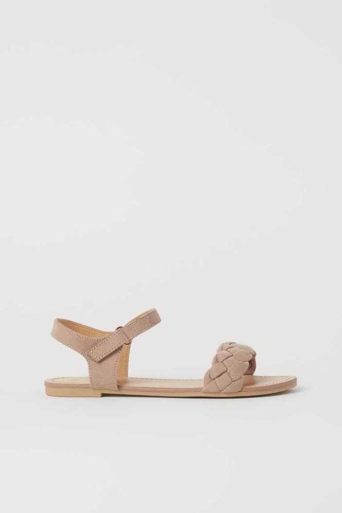 Sandalias H&M Niños Beige Rosas | 853416PZY