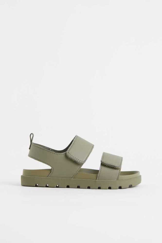 Sandalias H&M Niños Grises Oscuro | 097824LKN