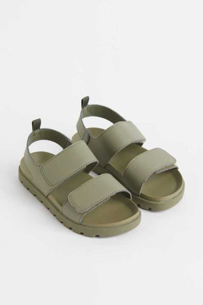 Sandalias H&M Niños Grises Oscuro | 097824LKN