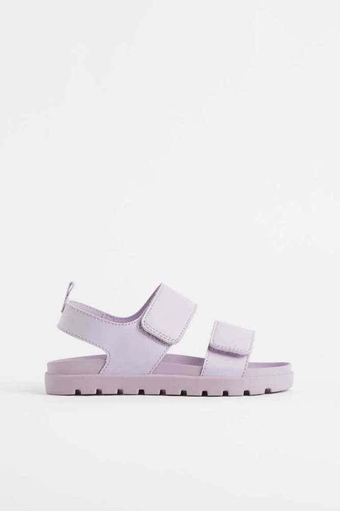 Sandalias H&M Niños Morados Claro | 915802RDK