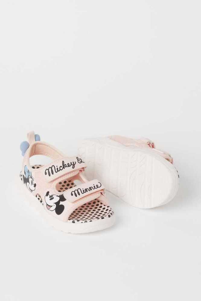 Sandalias H&M Printed Niños Rosas Claro | 840279GDE