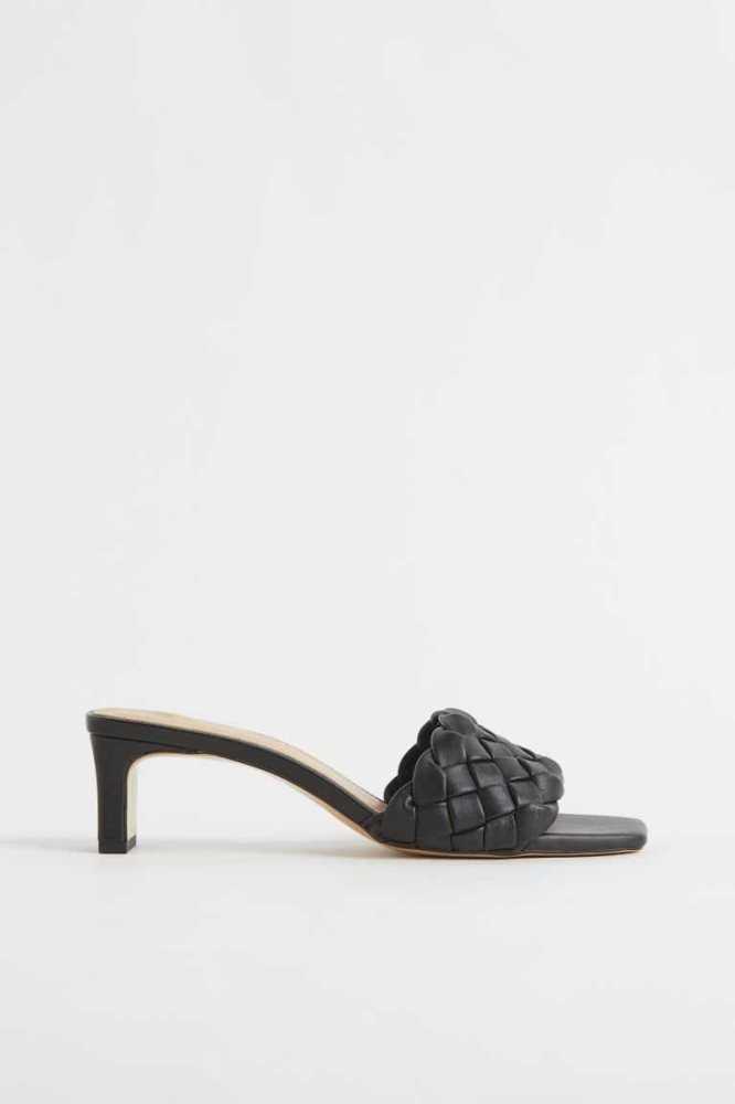 Sandalias H&M Slip-on Mujer Negros | 834067ZNH