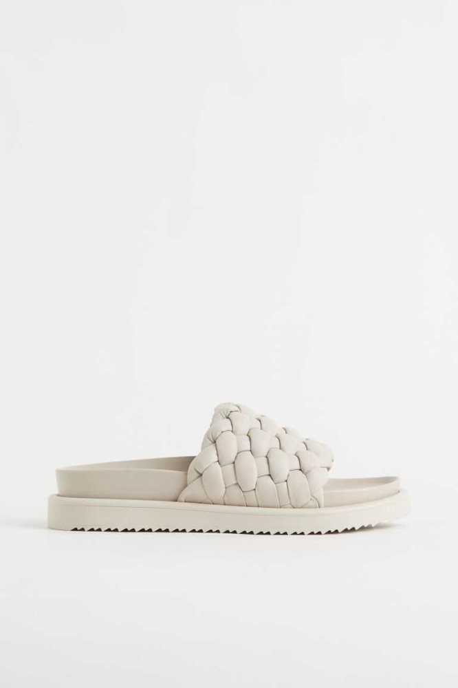 Sandalias de Diapositivas H&M Mujer Negros | 846170WYB