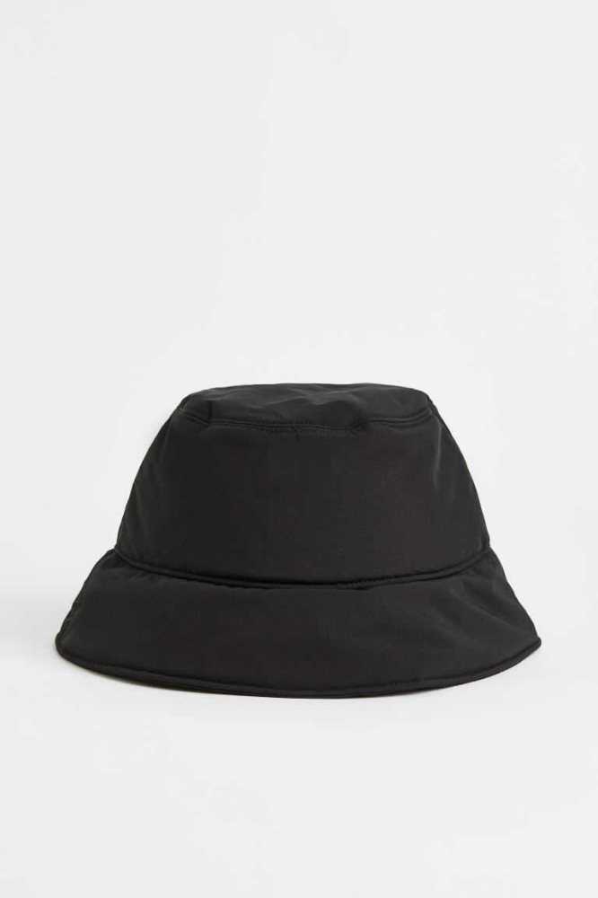 Sombreros H&M Acolchado Bucket Hombre Negros | 360598EUI