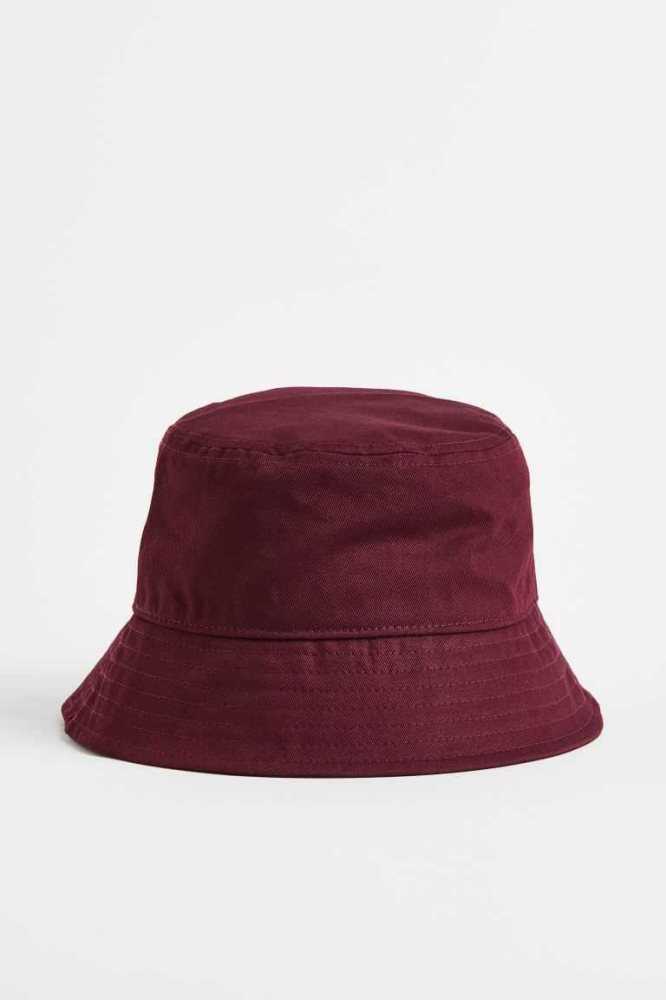 Sombreros H&M Algodon Bucket Mujer Rojos | 475021AXD