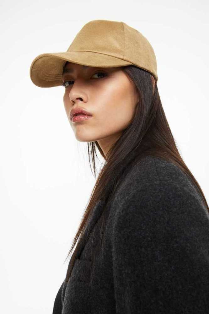 Sombreros H&M Cap Mujer Beige | 756294EPW