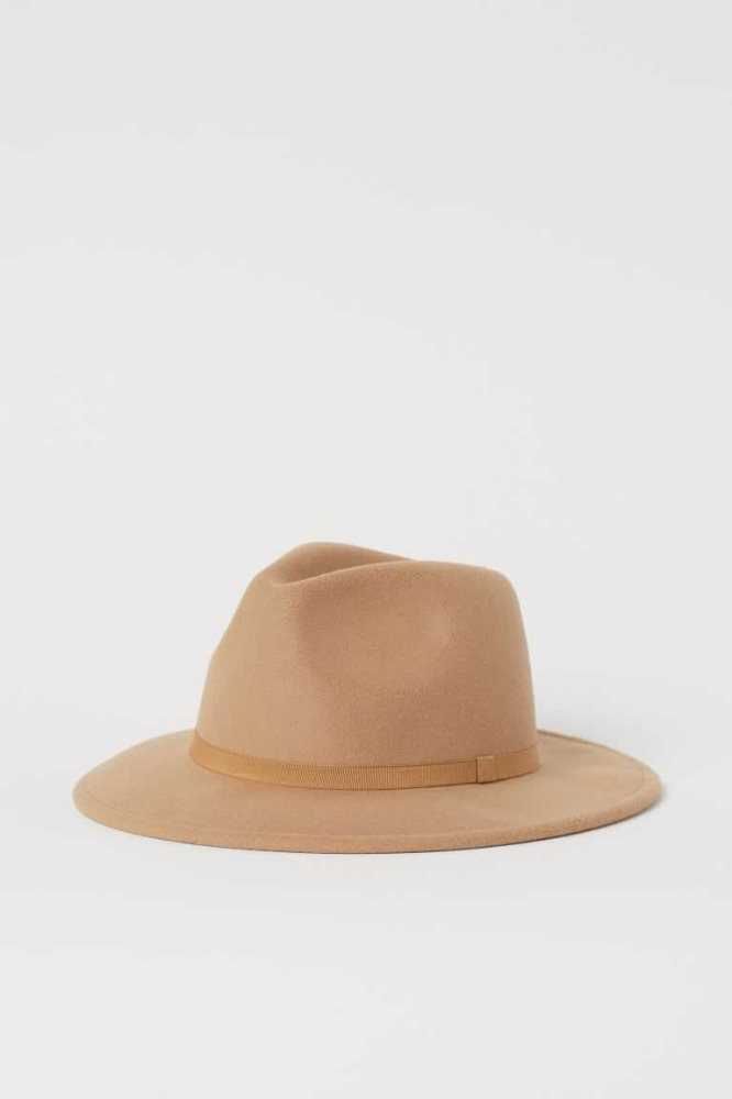 Sombreros H&M Felt Mujer Negros | 068741UHB