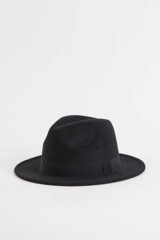 Sombreros H&M Felted Hombre Marrom | 538462OIE