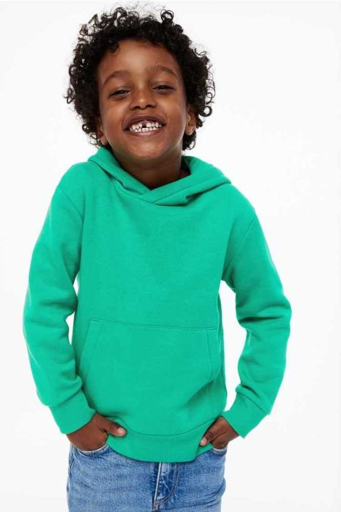 Sudadera Con Capucha H&M 2-packs Niños Grises Claro Verdes | 651830JFZ