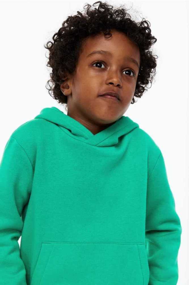 Sudadera Con Capucha H&M 2-packs Niños Grises Claro Verdes | 651830JFZ