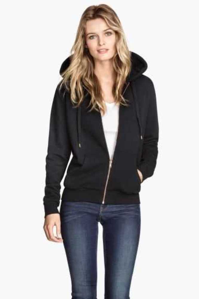 Sudadera Con Capucha H&M Encapuchado Jacket Mujer Negros | 517204YSQ