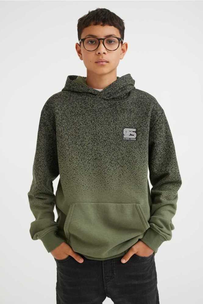 Sudadera Con Capucha H&M Niños Negros | 907438EQP