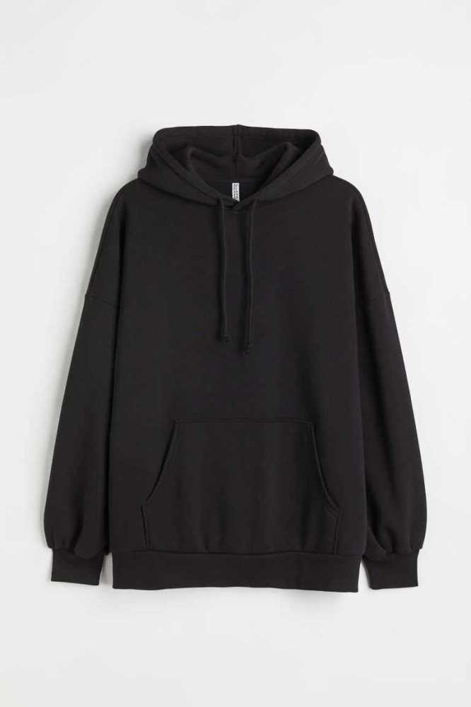 Sudadera Con Capucha H&M Oversized Mujer Grises Oscuro | 172634TCH