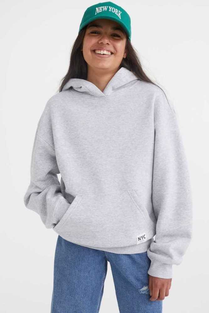 Sudadera Con Capucha H&M Oversized Niños Negros | 014385UJG