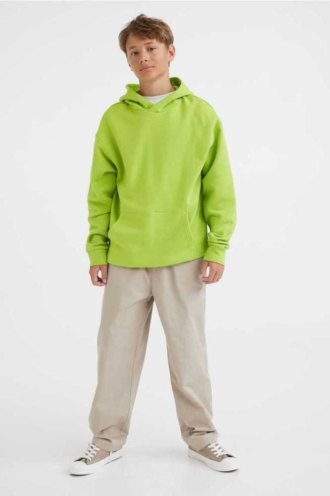 Sudadera Con Capucha H&M Oversized Niños Grises Claro | 021789FOK