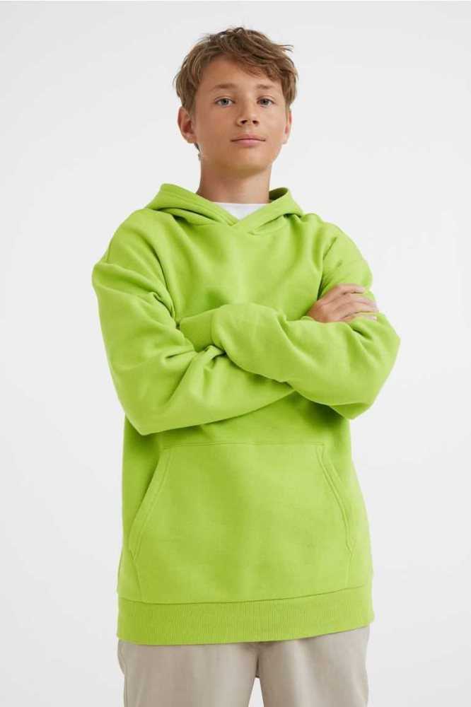 Sudadera Con Capucha H&M Oversized Niños Grises Claro | 021789FOK