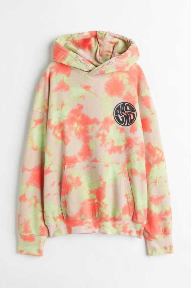 Sudadera Con Capucha H&M Printed Niños Turquesa | 603781VMF