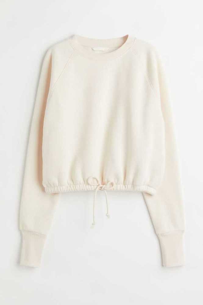 Sudaderas H&M Drawstring Mujer Creme | 835107CQU