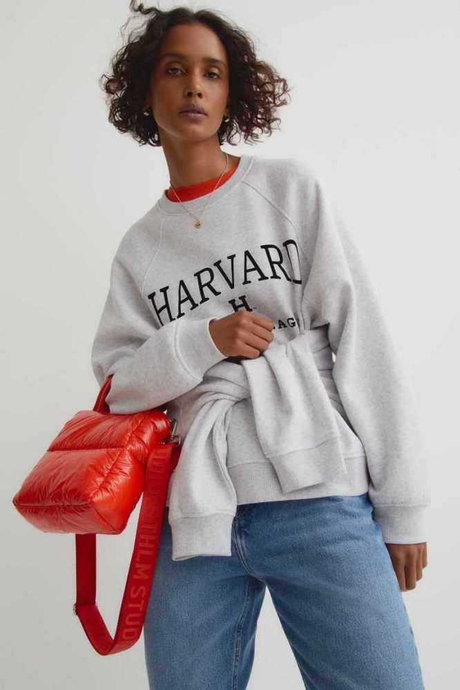 Sudaderas H&M Motif Mujer Blancos | 508369IHW