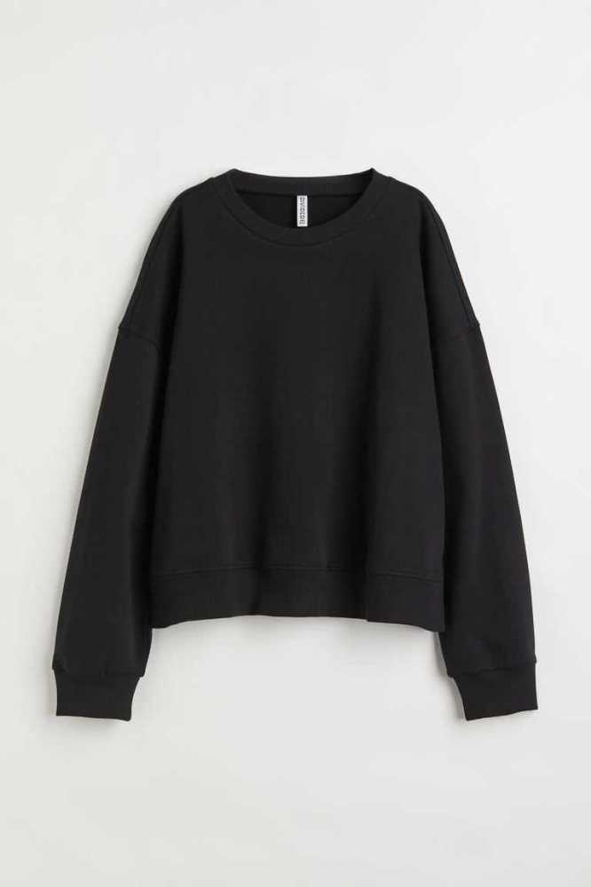 Sudaderas H&M Mujer Negros | 917508CEG