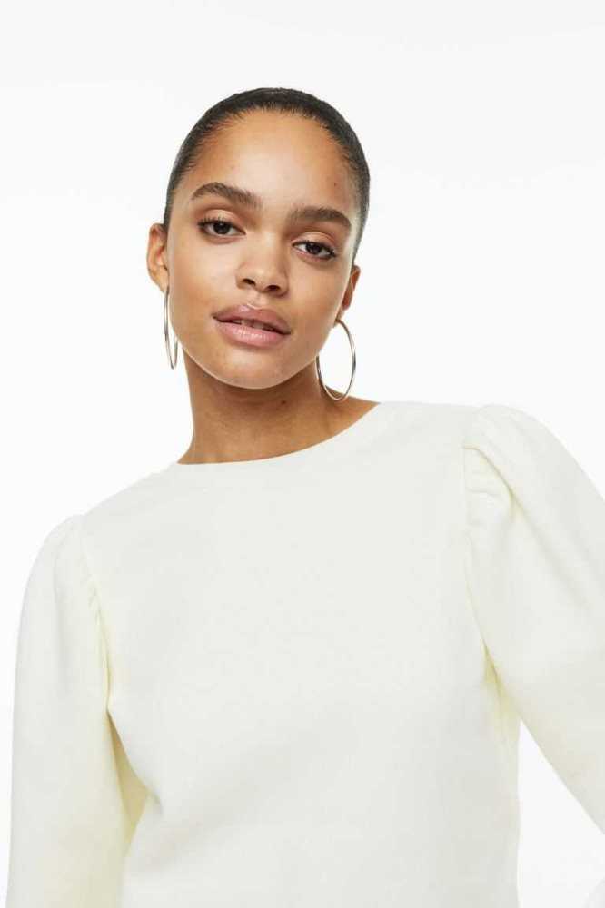 Sudaderas H&M Open-backed Mujer Creme | 680435WSE