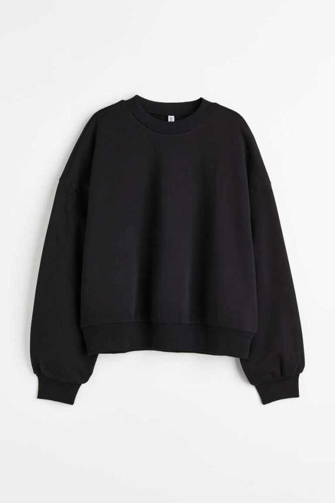 Sudaderas H&M Oversized Mujer Negros | 723905XIR