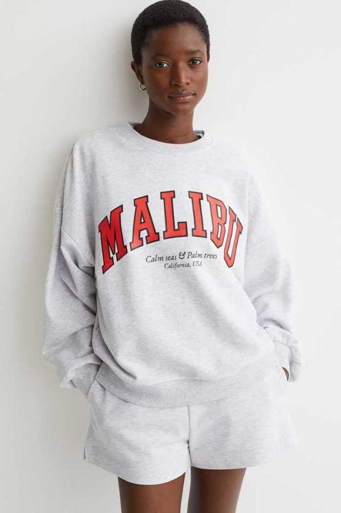 Sudaderas H&M Raglan-sleeved Top Mujer Amarillos | 346819GHE