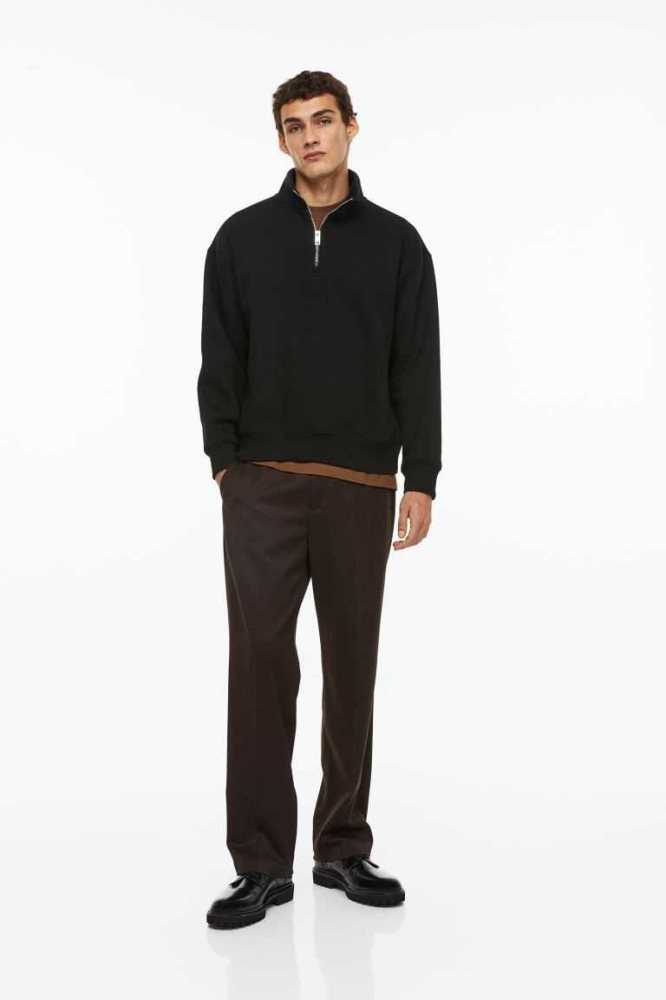 Sudaderas H&M Relaxed Fit Half-zip Hombre Turquesa | 849307WML