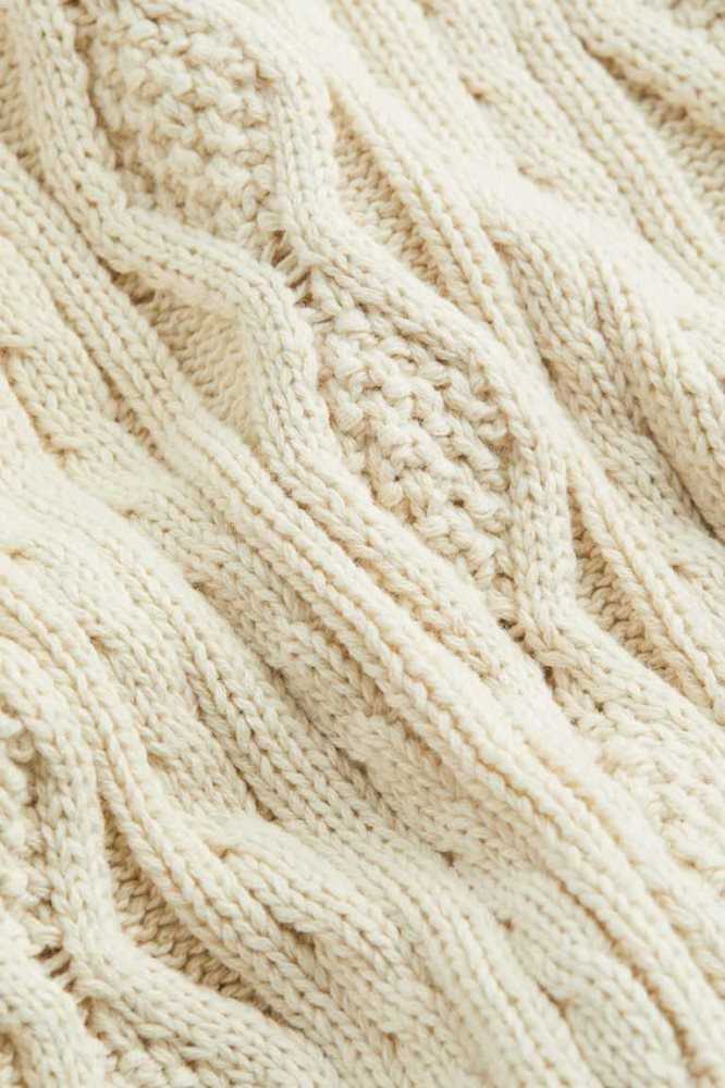 Suéteres H&M Cable-knit Algodon Vest Niños Beige Blancos | 046719XRO