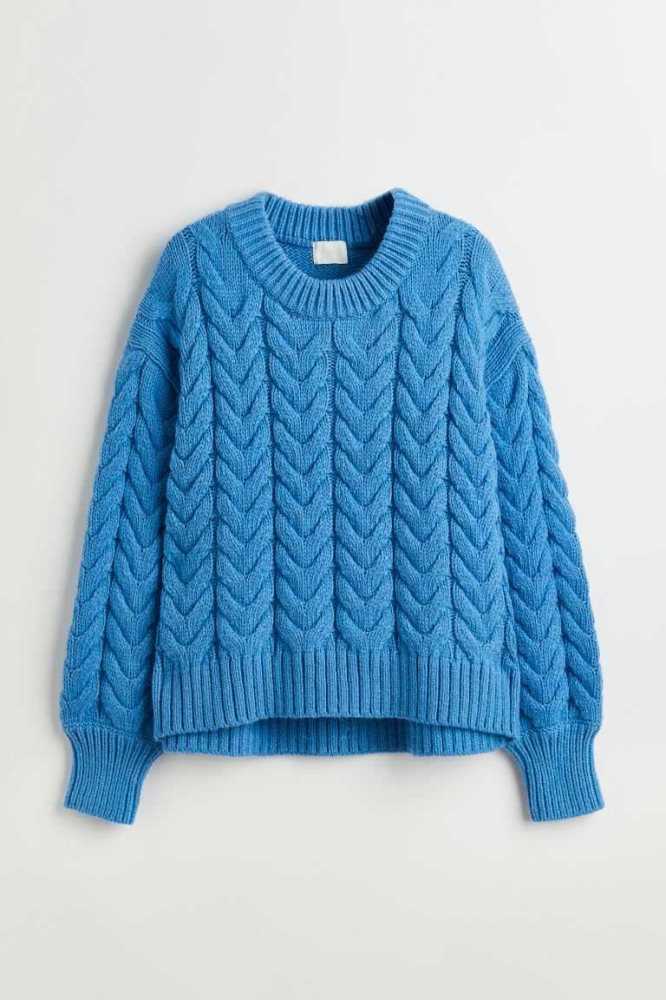 Suéteres H&M Cable-knit Mujer Rosas | 908364PKQ