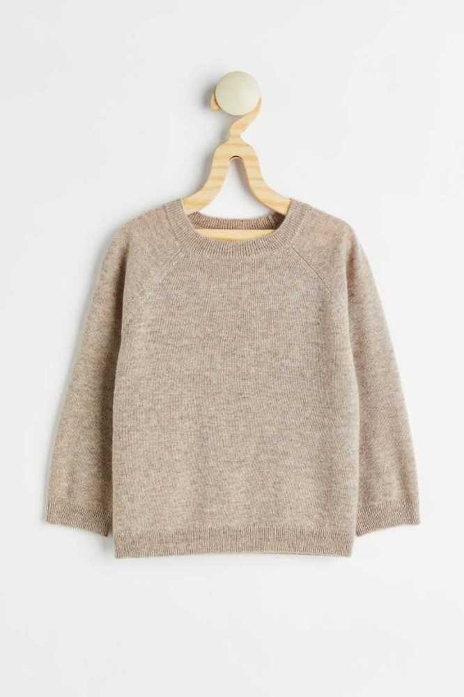 Suéteres H&M Cashmere Niños Beige | 403956MKW