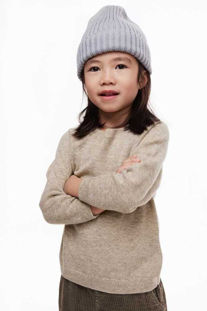 Suéteres H&M Cashmere Niños Beige | 403956MKW