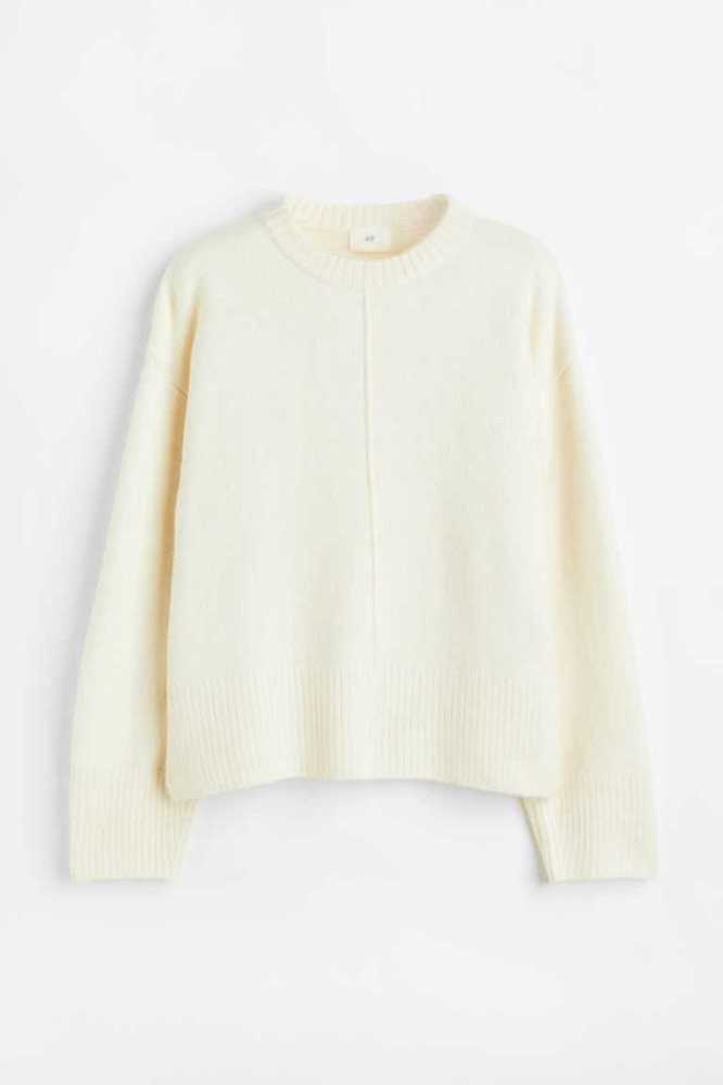 Suéteres H&M Fine-knit Mujer Creme | 786514HFE